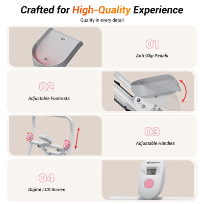 Stair Stepper for Home Gym Exercise New Version Vertical Climber Machine Full-Body Workout Compact Folding Cardio Stepper