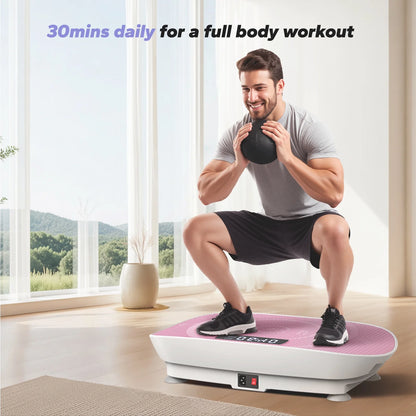 Transform Your Fitness Journey with the MERACH Vibrating Muscle Toner – 400Lbs Capacity Vibration Plate for Home Workouts