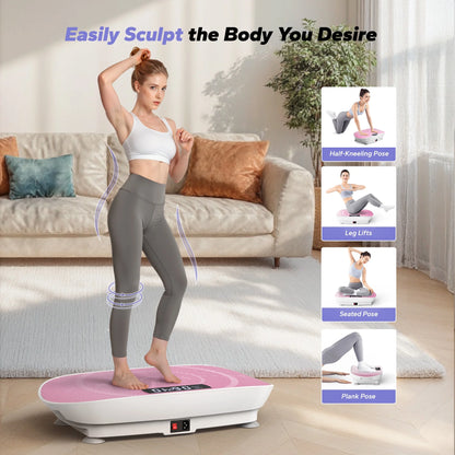 Transform Your Fitness Journey with the MERACH Vibrating Muscle Toner – 400Lbs Capacity Vibration Plate for Home Workouts